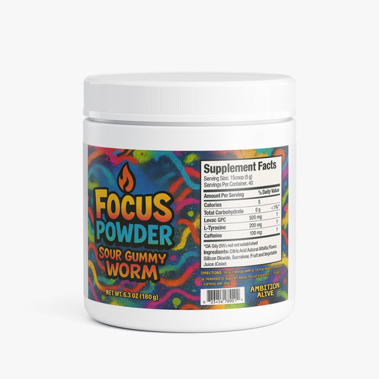 Focus Powder (Sour Gummi Worm)