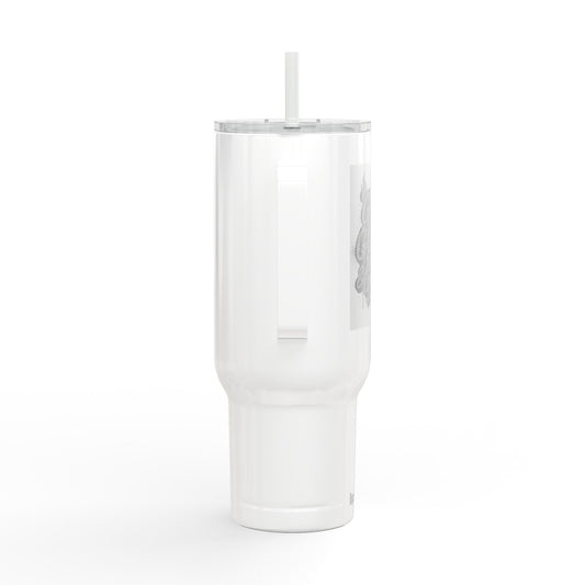 40oz Insulated Tumbler — "God, Goals, and Grind" Engraved Stainless Travel Mug